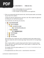 Java Assignment 1 - New