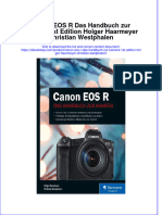 Full Download Canon Eos R Das Handbuch Zur Kamera 1St Edition Holger Haarmeyer Christian Westphalen Online Full Chapter PDF