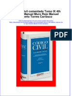 Full Download Codigo Civil Comentado Tomo Ix 4Th Edition Manuel Muro Rojo Manuel Alberto Torres Carrasco Online Full Chapter PDF