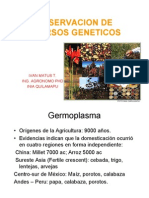 Conservacion de Recursos Fitogeneticos Ing. Ivan Matus