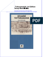 PDF of Kivamini Tutturamaduk 1St Edition Recep Memisoglu Full Chapter Ebook