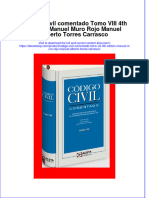 Full Download Codigo Civil Comentado Tomo Viii 4Th Edition Manuel Muro Rojo Manuel Alberto Torres Carrasco Online Full Chapter PDF