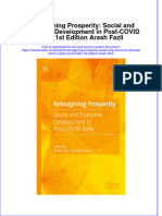 Full Ebook of Reimagining Prosperity Social and Economic Development in Post Covid India 1St Edition Arash Fazli Online PDF All Chapter