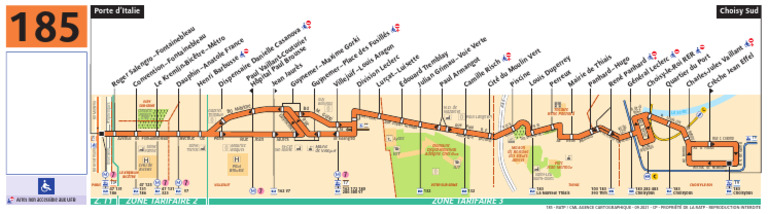 Horaires et plan du bus 185 RATP | PDF | Transport public | Autobus
