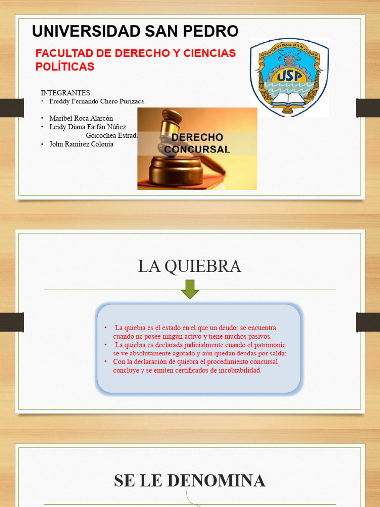 Procedimiento y Efectos de la Quiebra | PDF | Bancarrota | Liquidación