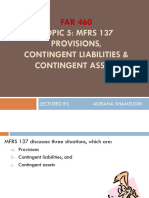 Chapter 5 Provision, Contingent Liabilities, Contingent Asset