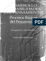 Desarrollo de Habilidades Del Pensamiento Procesos Básicos Del Pensamiento Guía Del Instructor (Amestoy de Sánchez, Margarita) (Z-Library)