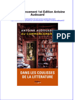 Full Download Au Commencement 1St Edition Antoine Audouard 2 Online Full Chapter PDF