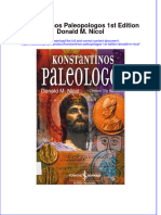 PDF of Konstantinos Paleopologos 1St Edition Donald M Nicol Full Chapter Ebook