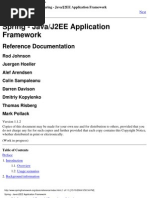 Spring Framework Guide