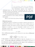 Ordinary Differential Equation Some Important Questions and Theory