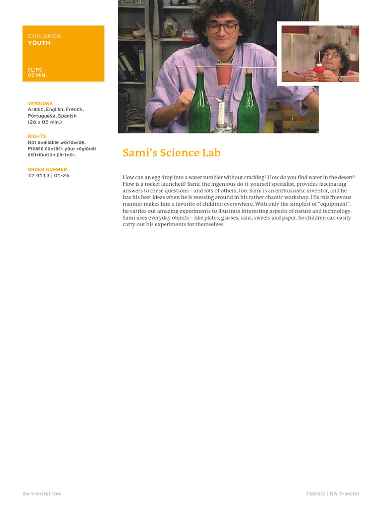 Sami's Science Lab: Fun Experiments | PDF