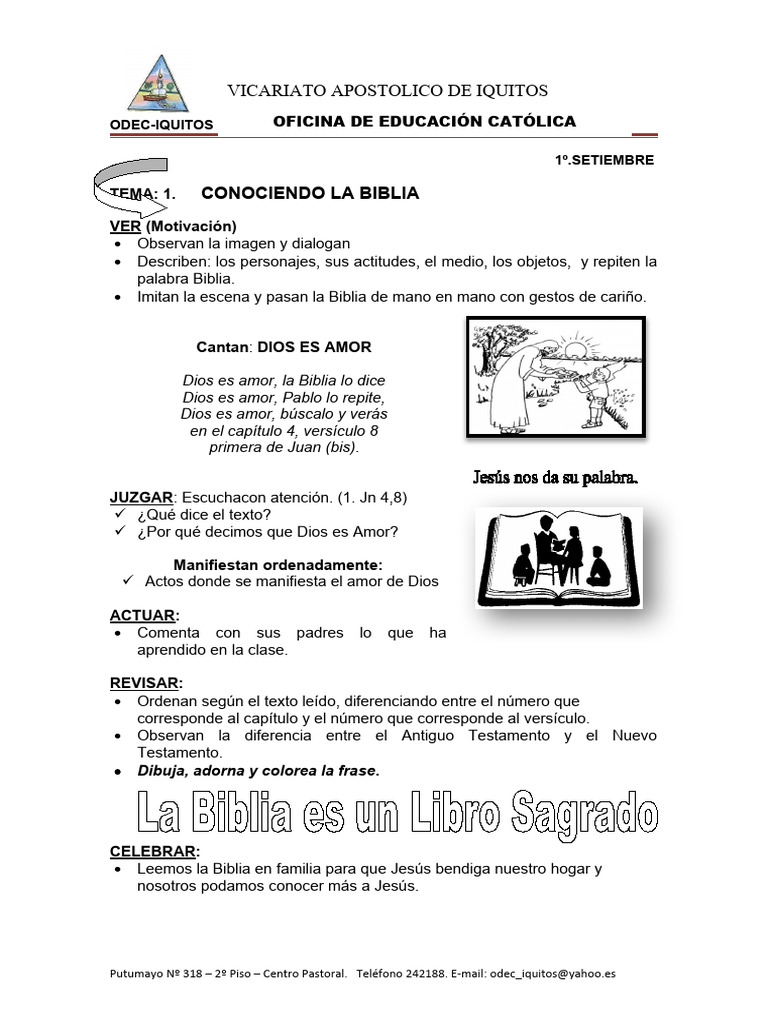 Conociendo la Biblia y la Familia de Jesús | PDF | Jesús | María, madre ...