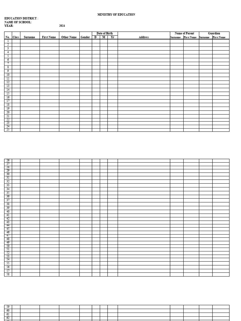 2024 School Cash Grant Distribution Form | PDF | Social Institutions ...