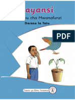 Sayansi Kitabu Cha Mwanafunzi Darasa La Tatu