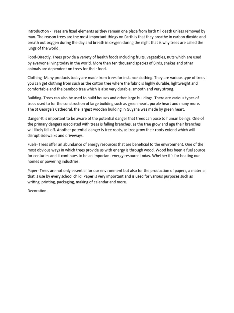 Essay on trees pdf home garden science mathematics