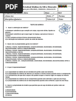 Teste Quimica 1 - impressão