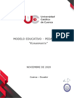 Modelo Educativo Pedagógico Kunanmanta 2020