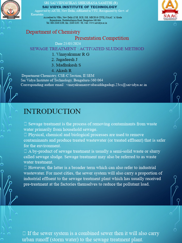 Sewage Treatment | PDF | Sewage Treatment | Water Management