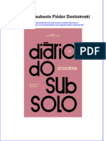 full download Diario Do Subsolo Fiodor Dostoievski online full chapter pdf 