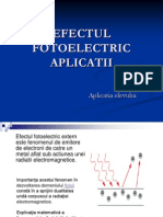 Efectul Fotoelectric