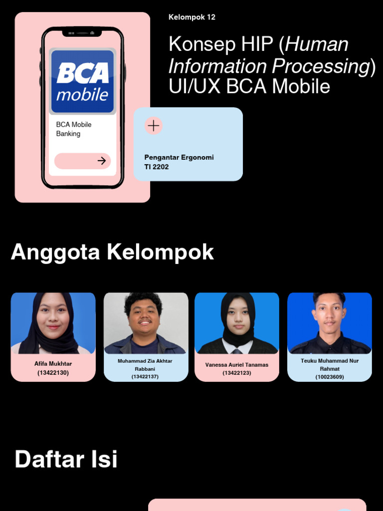 Desain Ulang UI/UX BCA Mobile | PDF