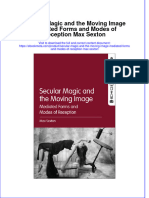 Download full ebook of Secular Magic And The Moving Image Mediated Forms And Modes Of Reception Max Sexton online pdf all chapter docx 