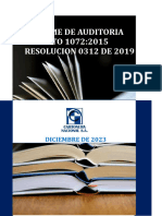 Informe de Auditoria Interna Decreto 1072 - Cartonera Nacional