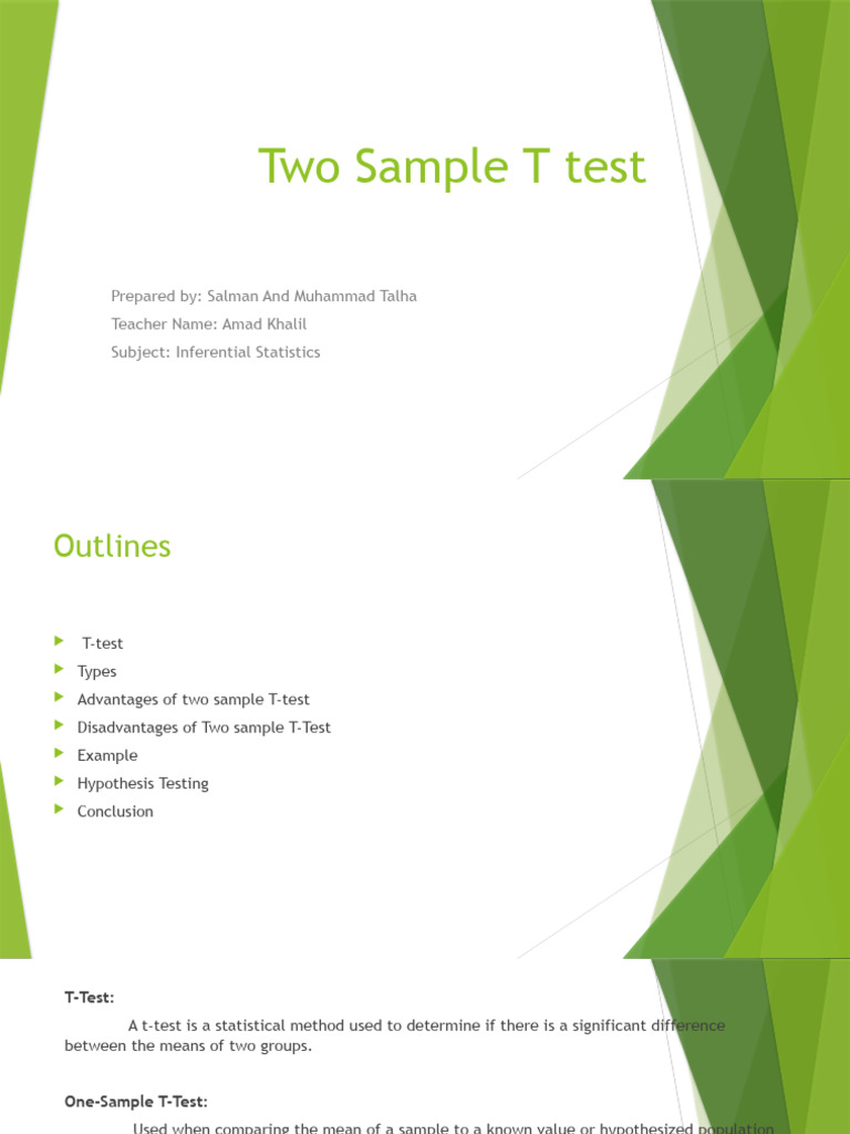Muhammad talha b pdf student s t test scientific theories