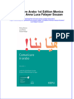 PDF of Comunicare Arabo 1St Edition Monica Ruocco D Anna Luca Fatayer Souzan Full Chapter Ebook