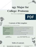 Copie de Biology Major For College - Protozoa by Slidesgo