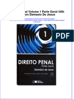 Full Download Direito Penal Volume 1 Parte Geral 34Th Edition Damasio de Jesus Online Full Chapter PDF