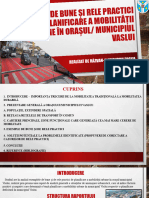 Mobilitate Urbană Sustenabilă În Municipiul Vaslui - Răzvan Focșa, FGG, UAIC