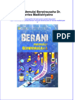Full Download Berani Memulai Berwirausaha DR Harries Madiistriyatno Online Full Chapter PDF