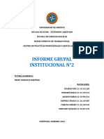INFORME 2 (Institucional)
