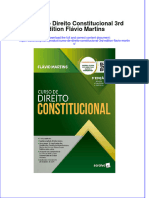 PDF of Curso de Direito Constitucional 3Rd Edition Flavio Martins Full Chapter Ebook