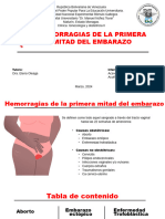 Hemorragias 1era Mitad Del Embarazo