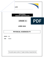 PHYSICAL SCIENCES P1 GR12 QP JUNE2022_English