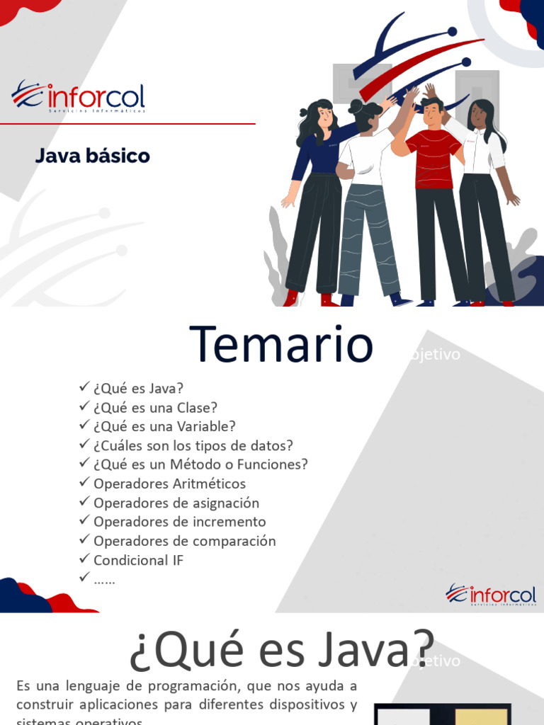 Capacitación Java para Novatos | PDF | Tipo de datos | Java (lenguaje ...