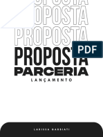 PROPOSTA PARCERIA LANÇAMENTO