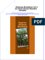 Full Download Especies Arboreas Brasileiras Vol 4 2Nd Edition Paulo Ernani Ramalho Carvalho Online Full Chapter PDF