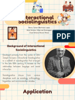 Interactional Sociolinguistics