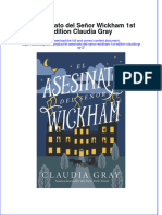 PDF of El Asesinato Del Senor Wickham 1St Edition Claudia Gray 2 Full Chapter Ebook