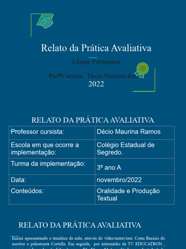 Prática Avaliativa: Cotas Raciais em Aula | PDF