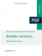 VC - M1W2S1 Workbook - Emails I v1.0