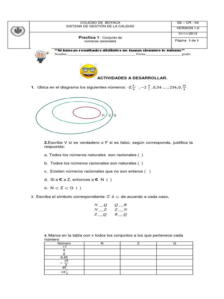 Guia Matematicas | PDF | Número racional | Conceptos matemáticos