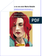 PDF of El Paradis No Era Aixo Marta Batalle Full Chapter Ebook