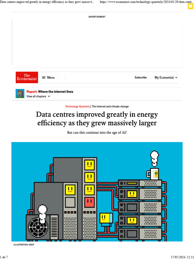 Data Centres Improved Greatly in Energy Efficiency As They Grew ...