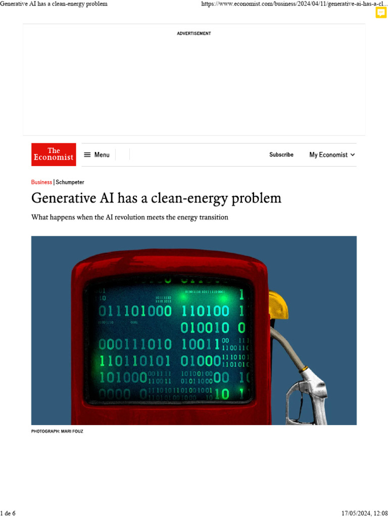 Generative Ai Has A Clean Energy Problem Pdf
