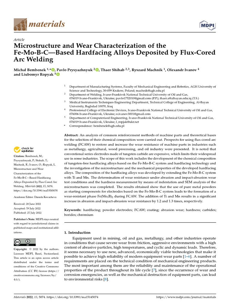 Microstructure Andwear Characterization of The | PDF | Wear | Alloy